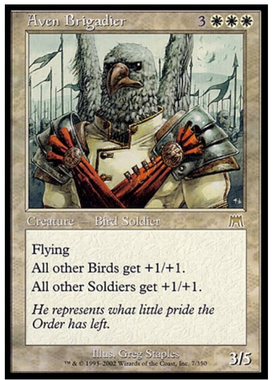 牌客窝 万智牌 艾文准将 Aven Brigadier 金 白色