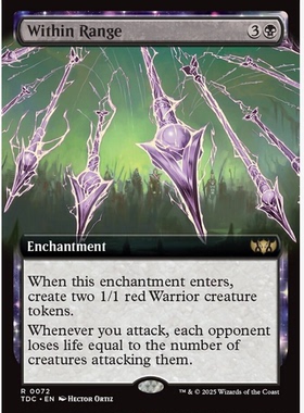 牌客窝 万智牌 落入射程 Within Range 金 黑色