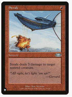 牌客窝 万智牌 猛烈炮轰 Strafe 银 红