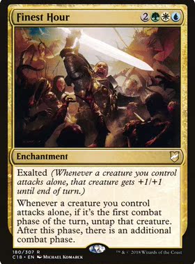 牌客窝 万智牌  辉煌一刻  Finest Hour 金 多色 英文