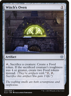 牌客窝 万智牌 巫婆炉灶 Witch's Oven 银 神器