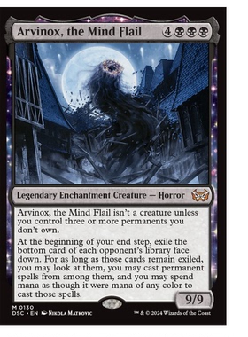 牌客窝 万智牌  叩心枷魔雅维诺 Arvinox, the Mind Flail 秘稀黑
