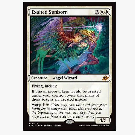 牌客窝 万智牌 昂扬辉生使 Exalted Sunborn 秘稀 白