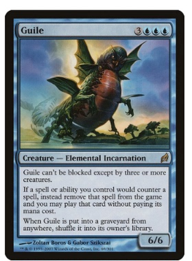 牌客窝 万智牌  智谋  Guile  金 蓝色