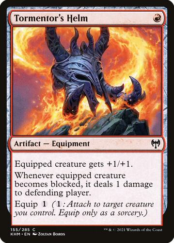 牌客窝 万智牌 折磨者头盔  Tormentor's Helm 铁 红