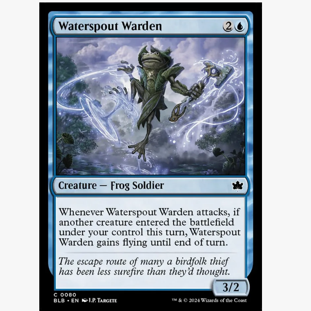 牌客窝 万智牌 水龙卷护卫 Waterspout Warden 铁 蓝色