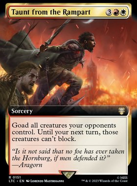 牌客窝 万智牌 壁垒叫嚣 Taunt from the Rampart 金 多色