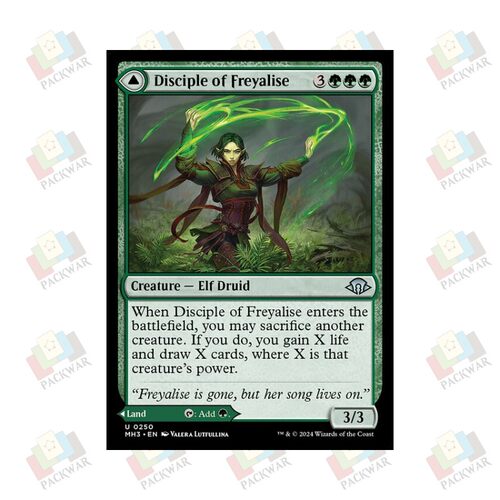 牌客窝 万智牌 妃雅丽兹的信徒 Disciple of Freyalise 银 绿 闪