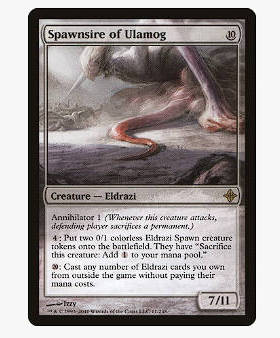 牌客窝 万智牌 钨拉莫孳息者 Spawnsire of Ulamog 金 无色