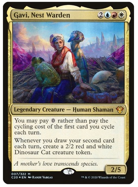 牌客窝 万智牌  巢穴护卫盖薇 Gavi, Nest Warden 秘稀 多 英文闪