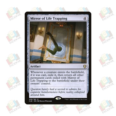 牌客窝 万智牌 慑心镜 Mirror of Life Trapping 金 神器 闪