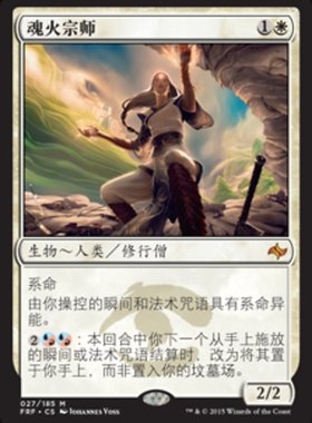 牌客窝 万智牌 魂火宗师 Soulfire Grand Master 秘稀 白