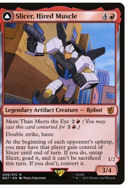 牌客窝 万智牌 受雇狂徒切片 Slicer, Hired Muscle 秘稀  红