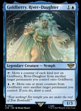牌客窝 万智牌 河之女金莓 Goldberry, River-Daughter 金 蓝 闪