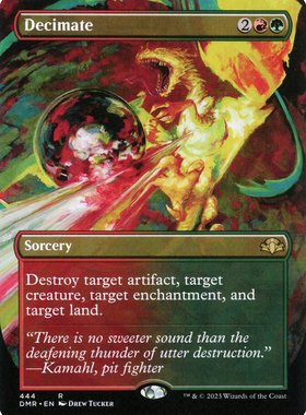 牌客窝 万智牌 摧残 Decimate 金 多色 闪