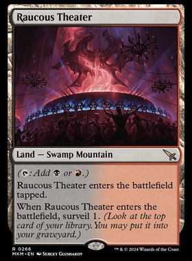 牌客窝 万智牌 喧闹剧院 Raucous Theater 金 地