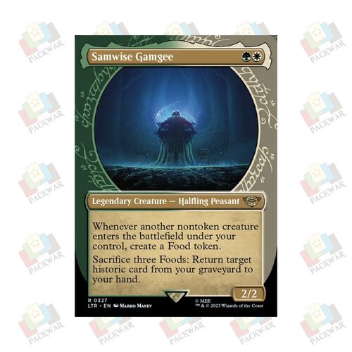 牌客窝 万智牌 山姆怀斯·甘姆吉 Samwise Gamgee 金 多 闪