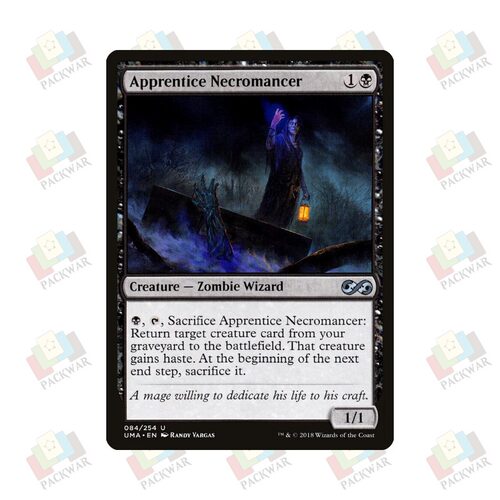 牌客窝 万智牌 死灵术士学徒 Apprentice Necromancer 银 黑 闪