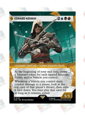 牌客窝 万智牌 爱德华·肯威 Edward Kenway 秘稀 多色 闪