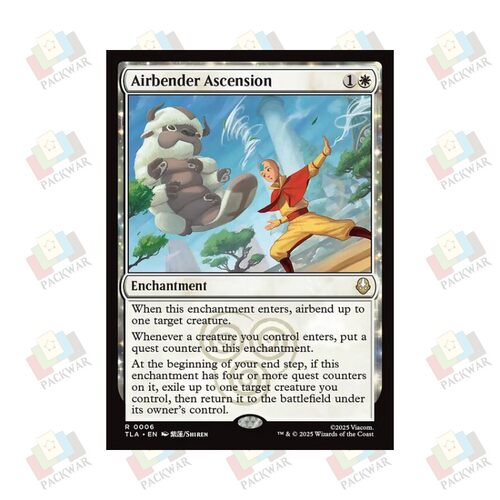 牌客窝 万智牌 截气神通腾扬  Airbender Ascension 金 白 闪