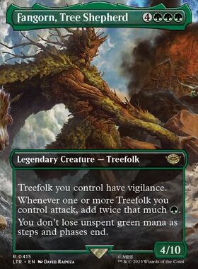 牌客窝 万智牌  牧树者范贡  Fangorn, Tree Shepherd 金 绿