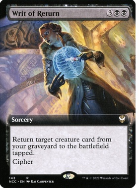 牌客窝 万智牌   还复令状  Writ of Return  金 黑