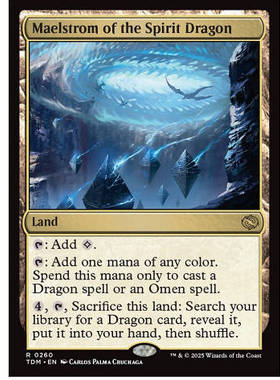 牌客窝 万智牌 灵龙涡心 Maelstrom of the Spirit Dragon 金 地