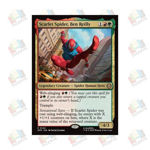 万智牌 猩红蜘蛛本·莱利 Scarlet Spider, Ben Reilly 金 多色