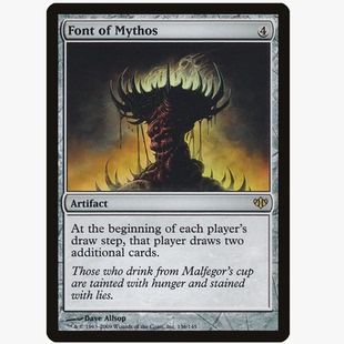 Font 神赐洗礼盘 万智牌 神器 Mythos 金 牌客窝