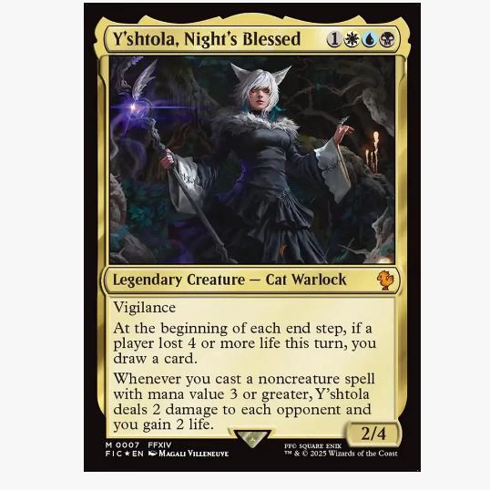 万智牌 夜之民雅·修特拉 Y'shtola, Night's Blessed 秘稀 多色