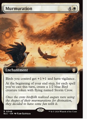 牌客窝 万智牌 群飞掠声  Murmuration 金 白色