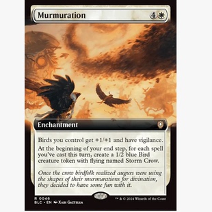 牌客窝 万智牌 群飞掠声  Murmuration 金 白色