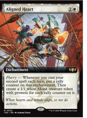 牌客窝 万智牌 团结一心 Aligned Heart 金 白