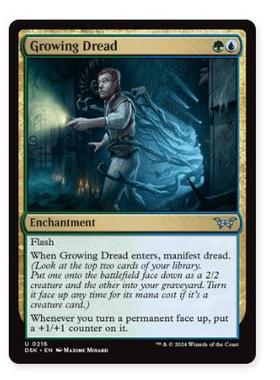 牌客窝 万智牌 恐惧滋长 Growing Dread 银 多 闪