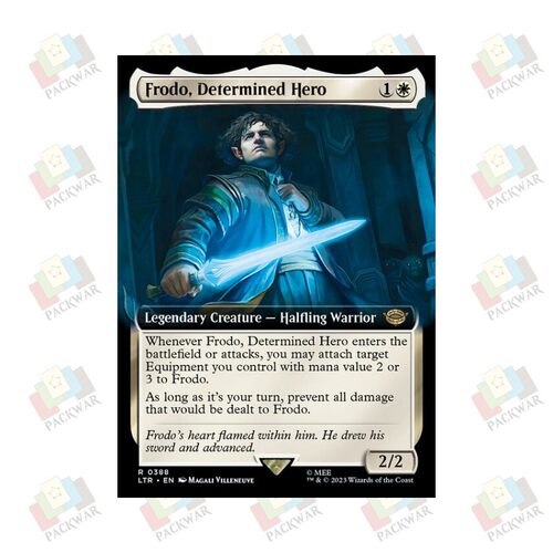 牌客窝 万智牌 坚定英雄弗罗多 Frodo, Determined Hero 金 白 闪
