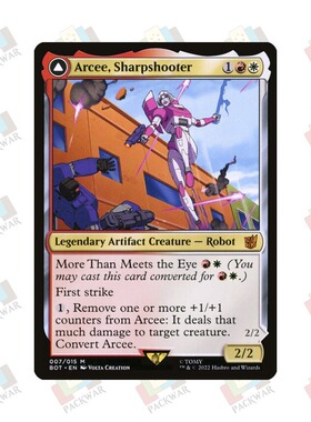 牌客窝 万智牌 神准射士阿尔茜 Arcee, Sharpshooter 秘稀 多色