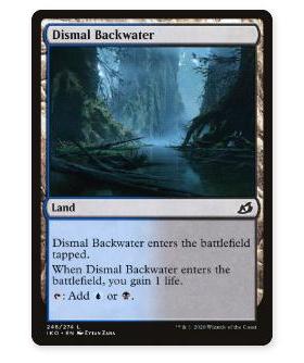 牌客窝 万智牌 阴沉死水 Dismal Backwater 铁 地
