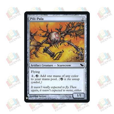 牌客窝 万智牌 劈哩啪拉 Pili-Pala 铁 无色 闪