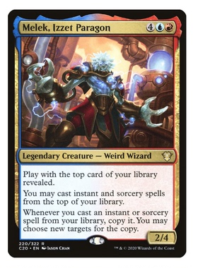 牌客窝 万智牌  伊捷守护者梅列克  Melek, Izzet Paragon 金 多