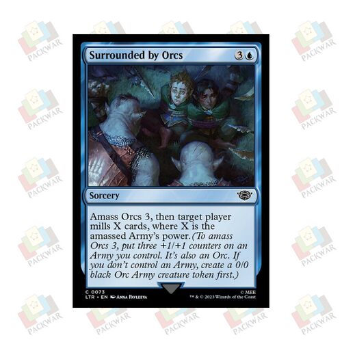 牌客窝 万智牌 奥克包围 Surrounded by Orcs 铁 蓝 闪
