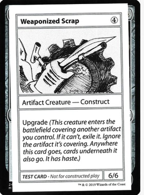 牌客窝 万智牌  武装废铁 Weaponized Scrap 金 无色