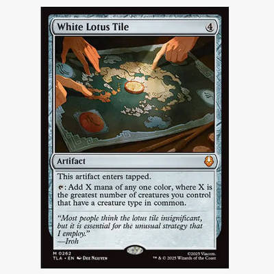 牌客窝 万智牌 白莲棋子 White Lotus Tile 秘稀 神器 闪