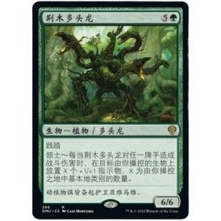 万智牌 金 荆木多头龙 Hydra 绿 Briar 牌客窝