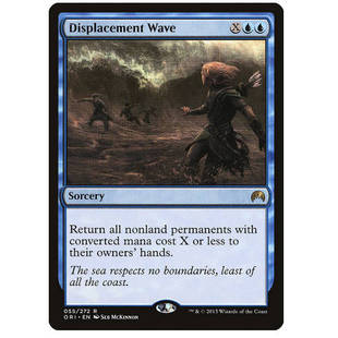 牌客窝 万智牌 迫离浪潮 Displacement Wave 金 蓝
