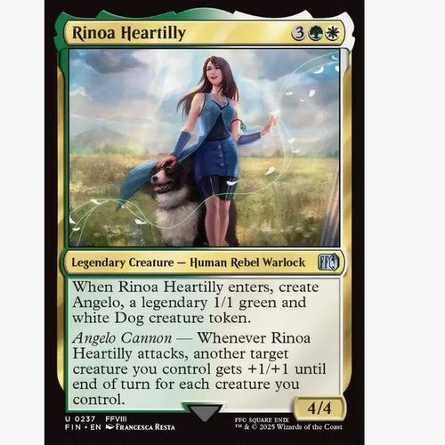 牌客窝 万智牌 莉诺雅·哈提利 Rinoa Heartilly 银 多色