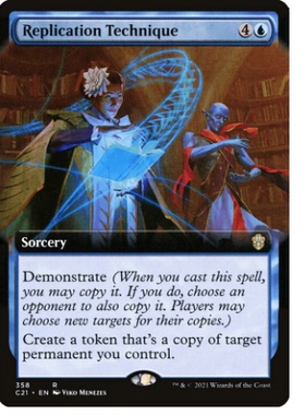 牌客窝 万智牌  复造技艺  Replication Technique 金 蓝 扩画