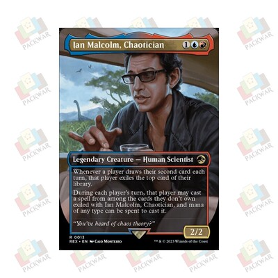 万智牌 混沌学家伊恩·马科姆 Ian Malcolm, Chaotician 金 多色