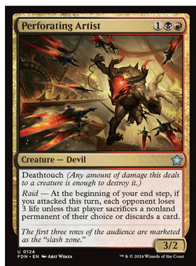 牌客窝 万智牌 穿孔艺师 Perforating Artist 银 多