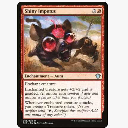 牌客窝 万智牌 闪耀促动 Shiny Impetus 银 红