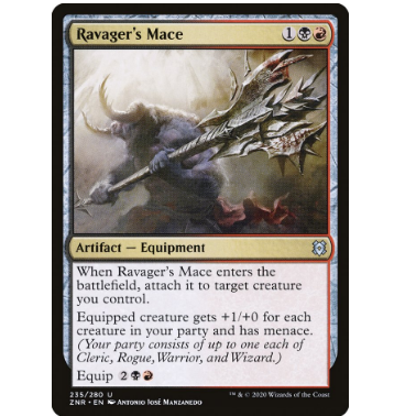 牌客窝 万智牌 劫夺客战锤 Ravager's Mace 银 多色 闪